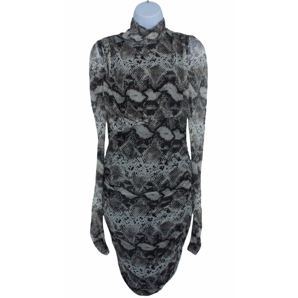 Uptown Dresses & Skirts - UTOWN U.S.A Women's Size Medium Rusched Animal Print Dress